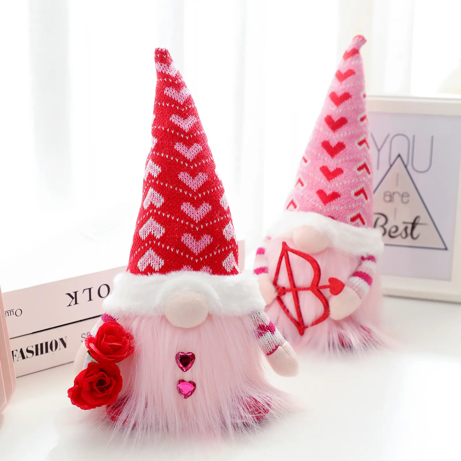 Creative Knitting Valentine's Day Luminous Faceless Doll Ornaments