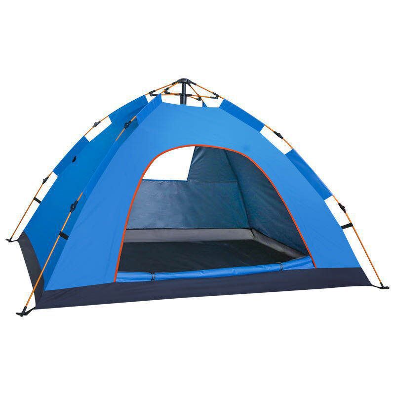 Double Camping Beach Tent Outdoor Thickened Sun Block Rain-proof One Window Automatic Tent - Image 5