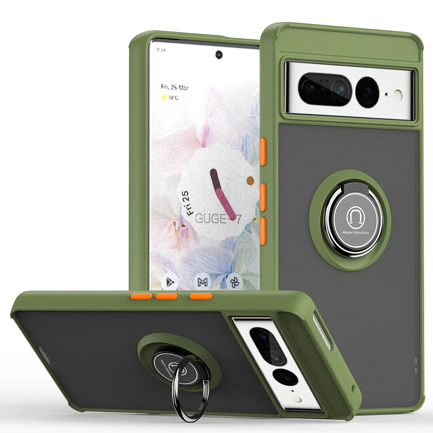 Ring Bracket Drop-resistant Phone Case
