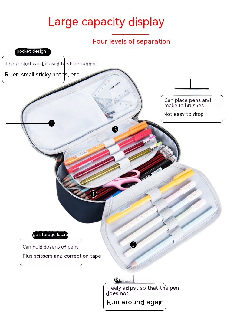 Children's Multifunctional Pencil Case - Image 8