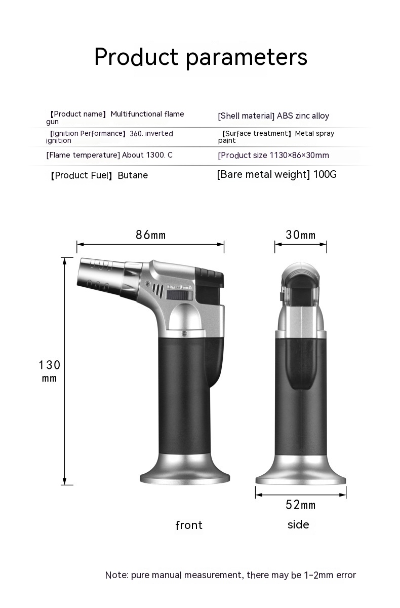 Title 3, Portable Straight Cigar Flame Gun Welding Gun B...