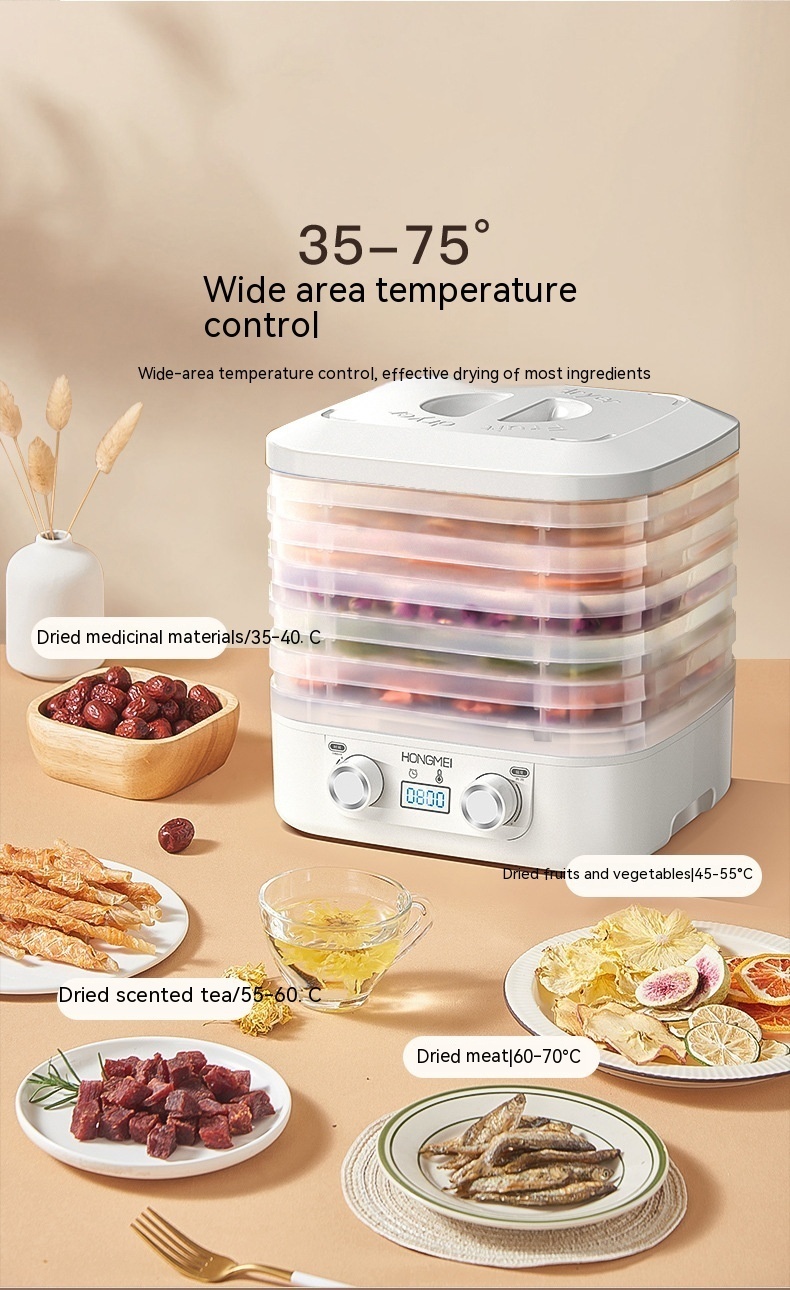 Title 7, Fruit Dehydrator Household Food Snacks Drying A...