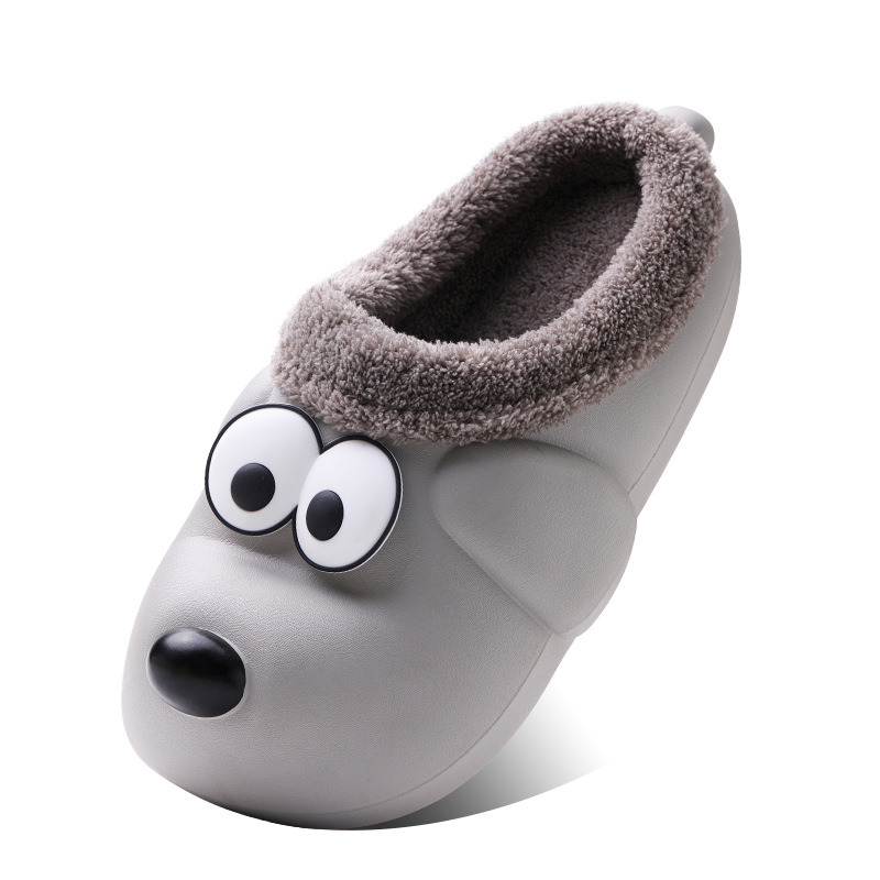 Title 4, Cotton Slippers Puppy Cartoon Household Indoor ...