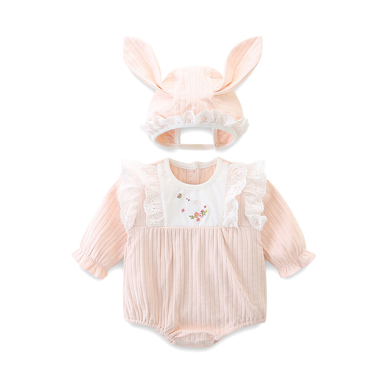 Baby Cotton Long-sleeved Jumpsuit