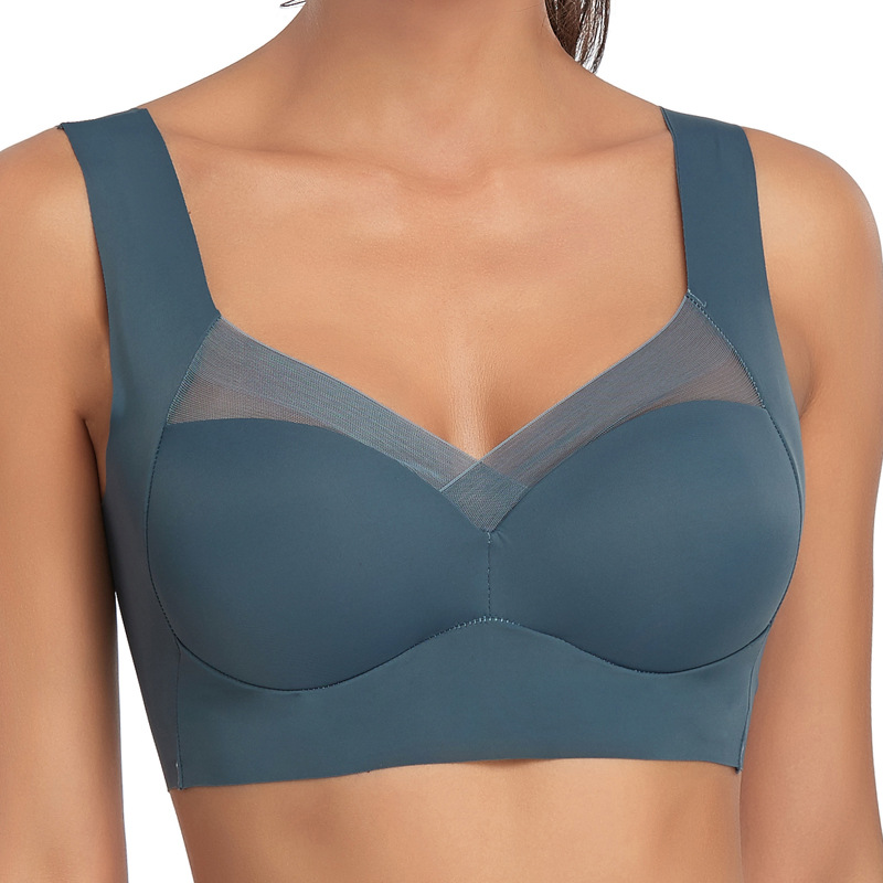 Title 2, Wirefree Receiving Breast Bra for Ladies Vest U...