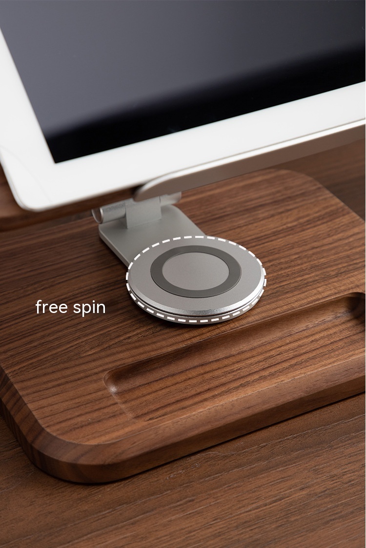 Black Walnut Solid Wood Reading Rack Adjustable Rotating Children’s Reading Artifact IPad Bracket