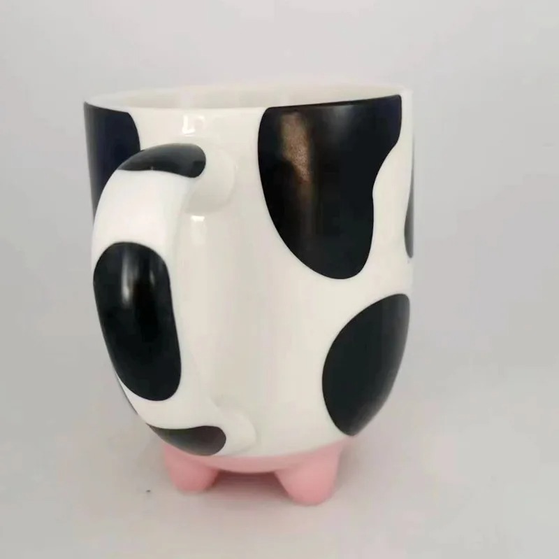 Creative Cute Cow Cartoon Ceramic Cup