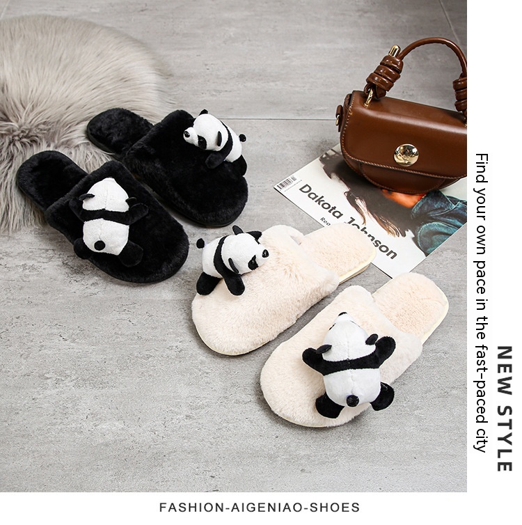 Cartoon Indoor Plush Slippers