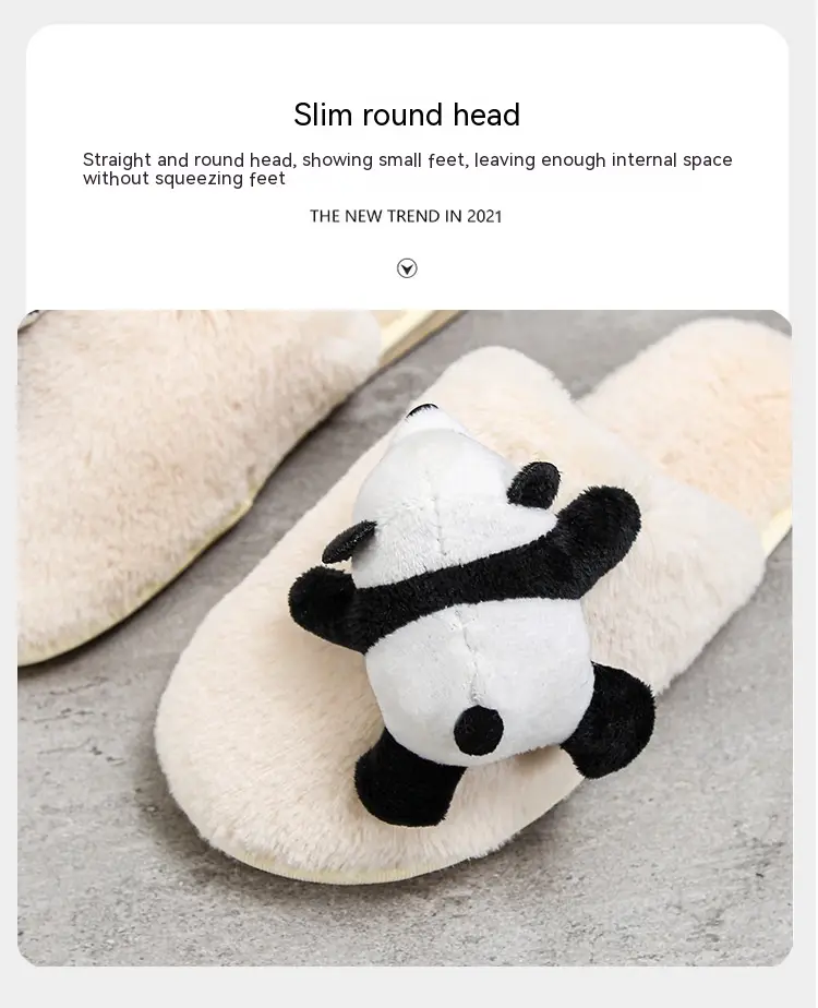 Cartoon Indoor Plush Slippers