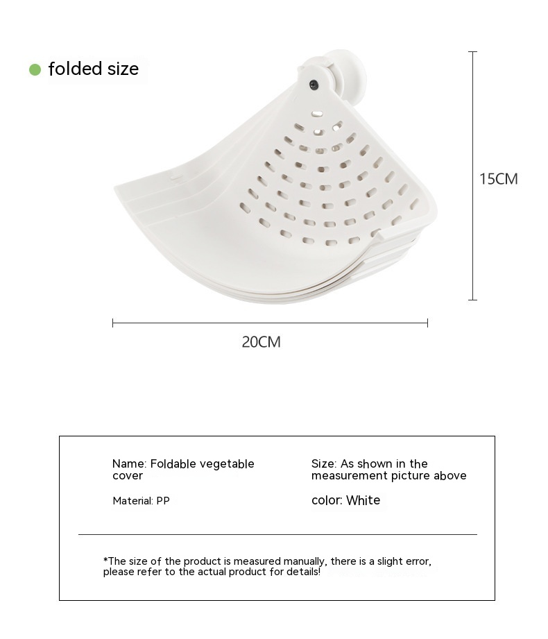 Foldable Food Cover Ventilation Table Cover Dustproof Rotating Vegetable