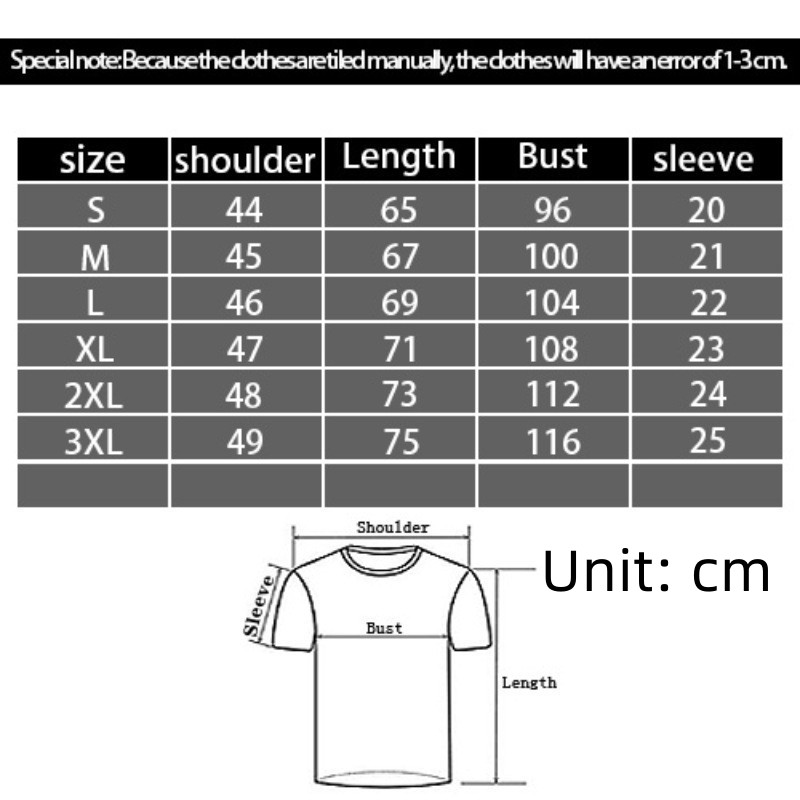 Title 1, Camiseta Masculina Casual com Estampa Digital 3...