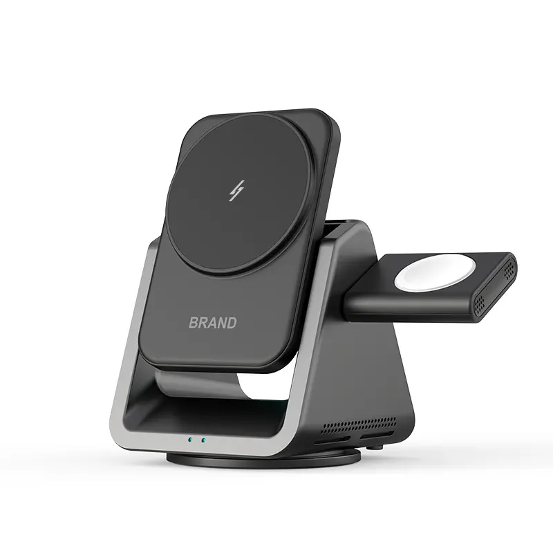 Three-in-one Wireless Fast Charger Magnetic Bracket