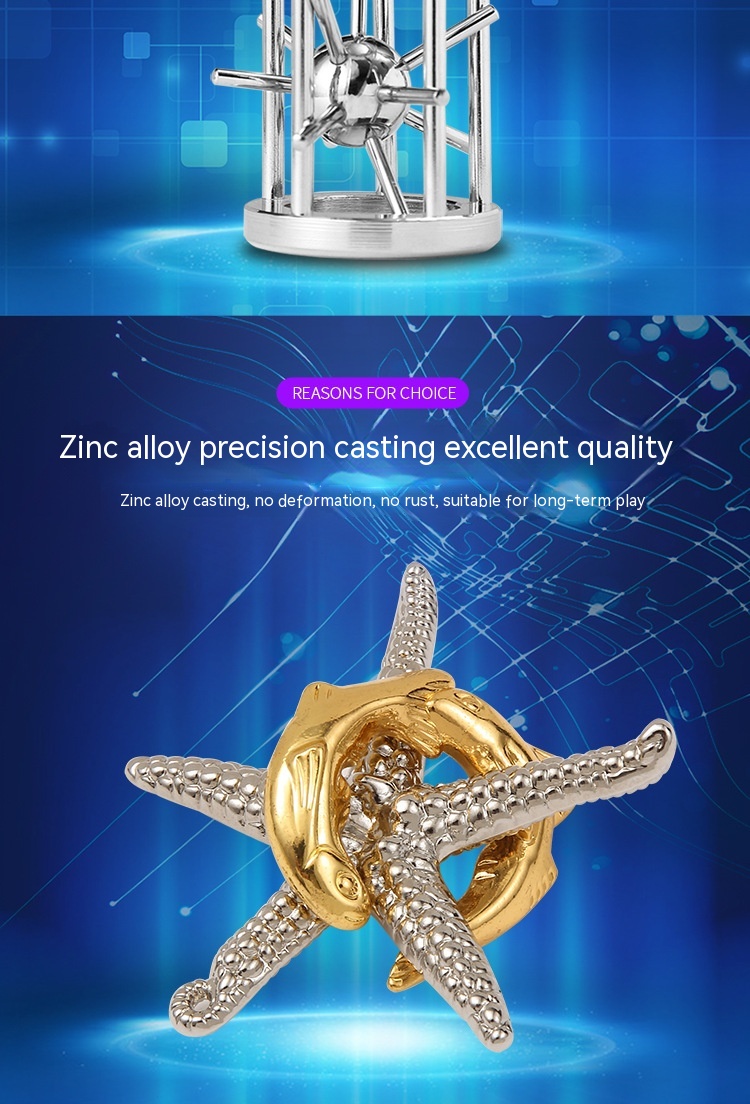 Title 13, Zinc Alloy Intellectual Looping-off Unlock Suit...