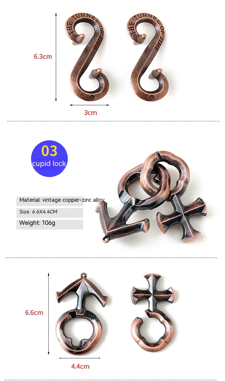 Title 19, Zinc Alloy Intellectual Looping-off Unlock Suit...