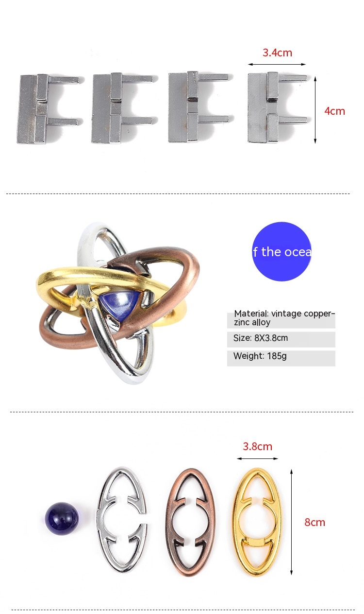 Title 26, Zinc Alloy Intellectual Looping-off Unlock Suit...