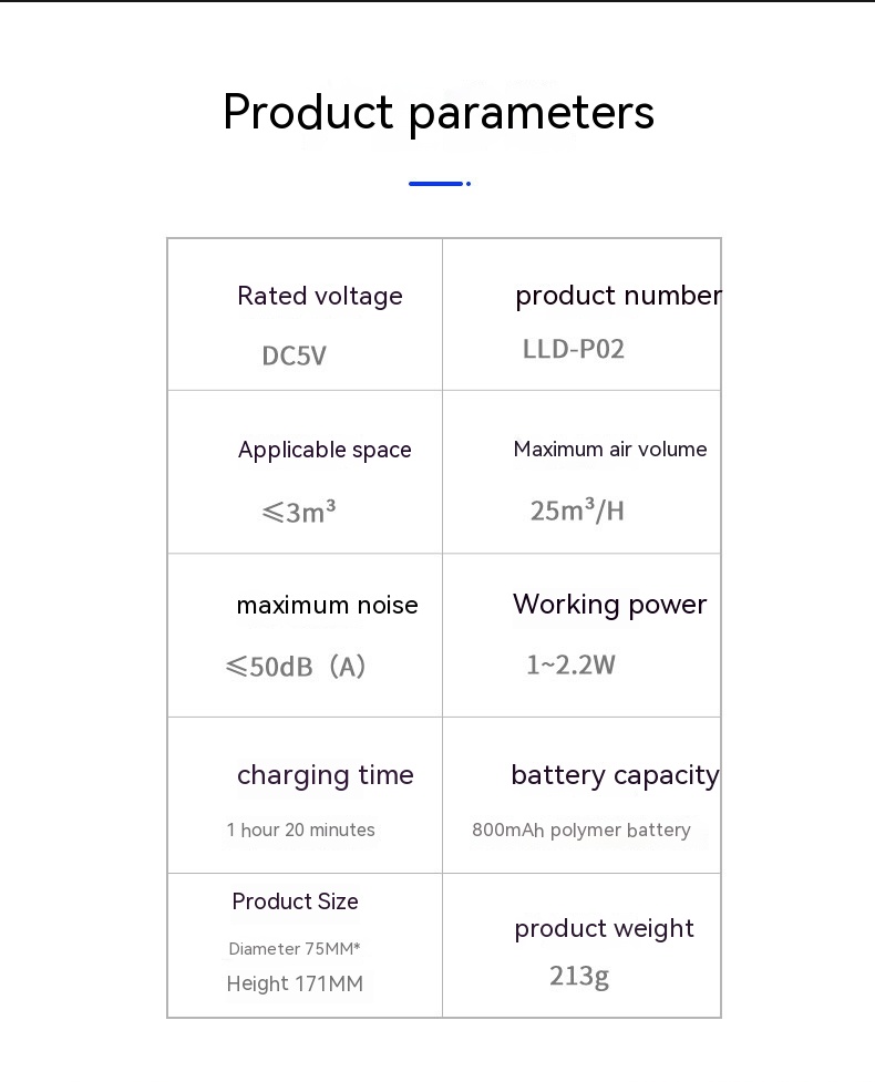 USB Charging Touch Car Air Purifier Desktop Mini PM25 Air Purifier
