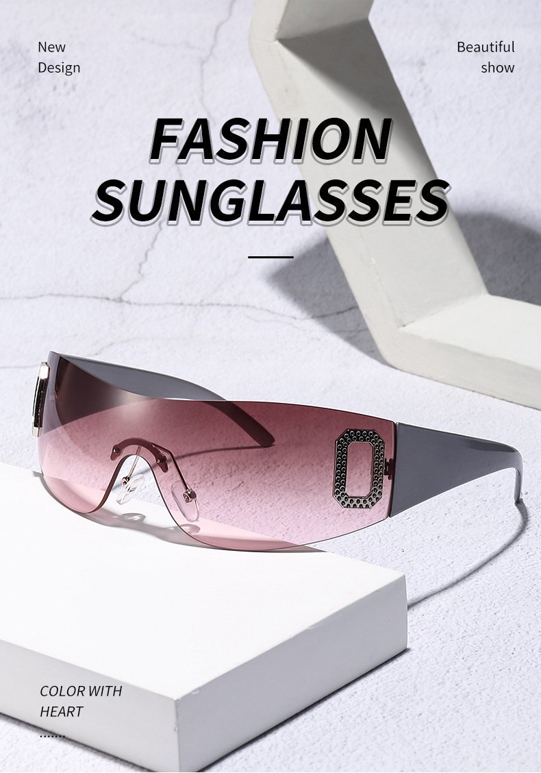 Title 5, Letter Integrated Sun-proof Millennium Sunglasses