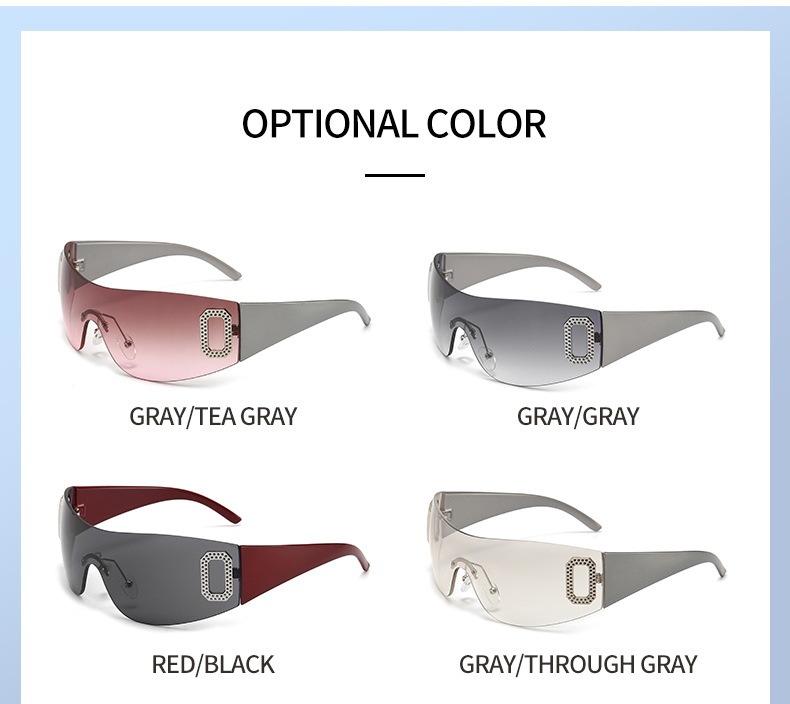 Title 7, Letter Integrated Sun-proof Millennium Sunglasses