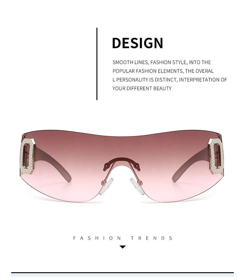 Title 8, Letter Integrated Sun-proof Millennium Sunglasses