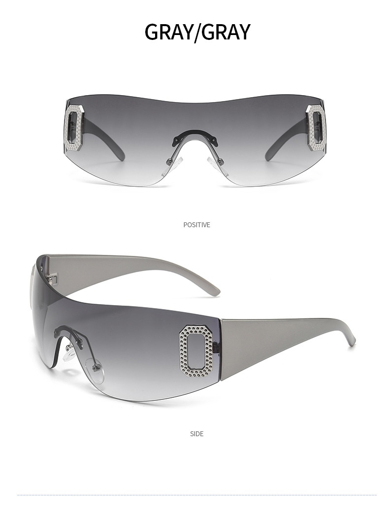 Title 16, Letter Integrated Sun-proof Millennium Sunglasses