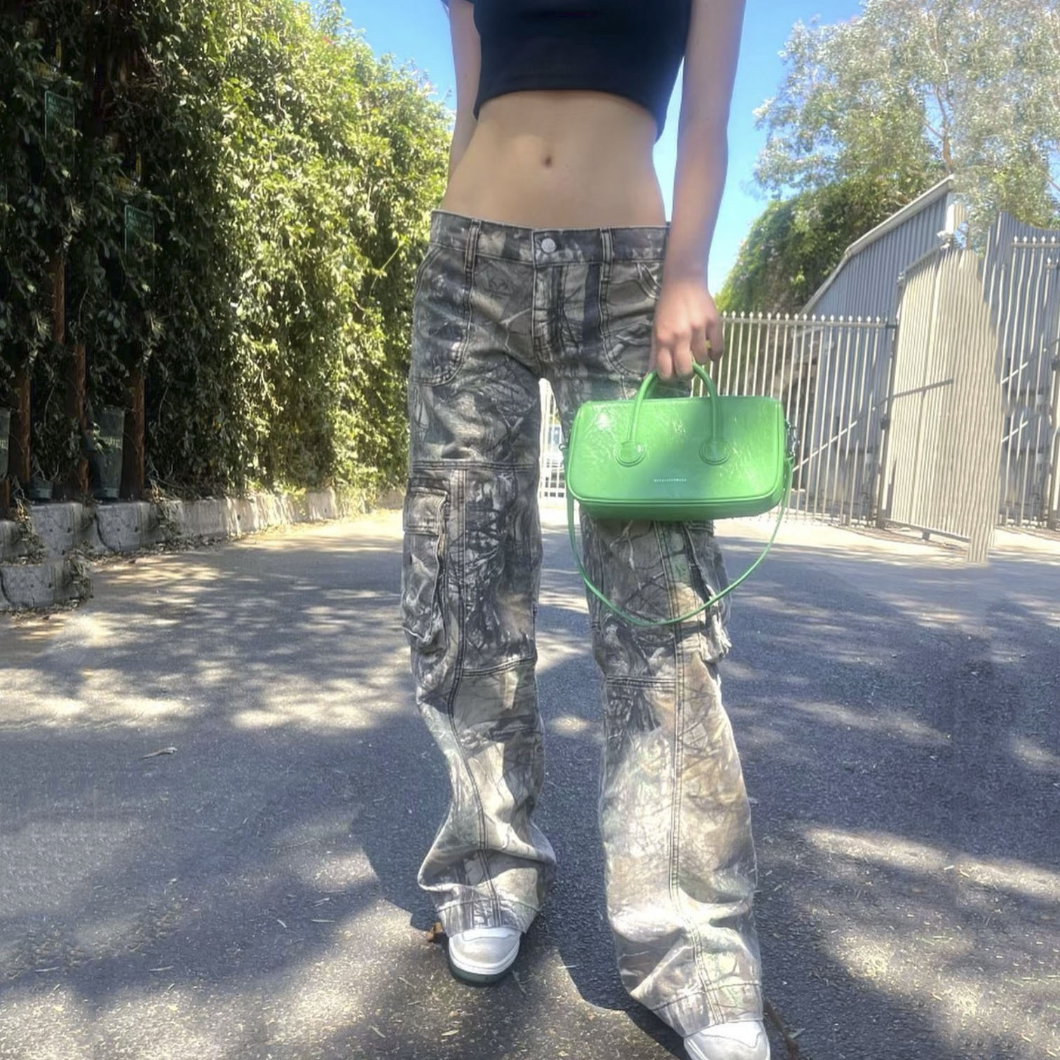 Title 5, Casual Camouflage Cargo Pants Loose Overalls Su...