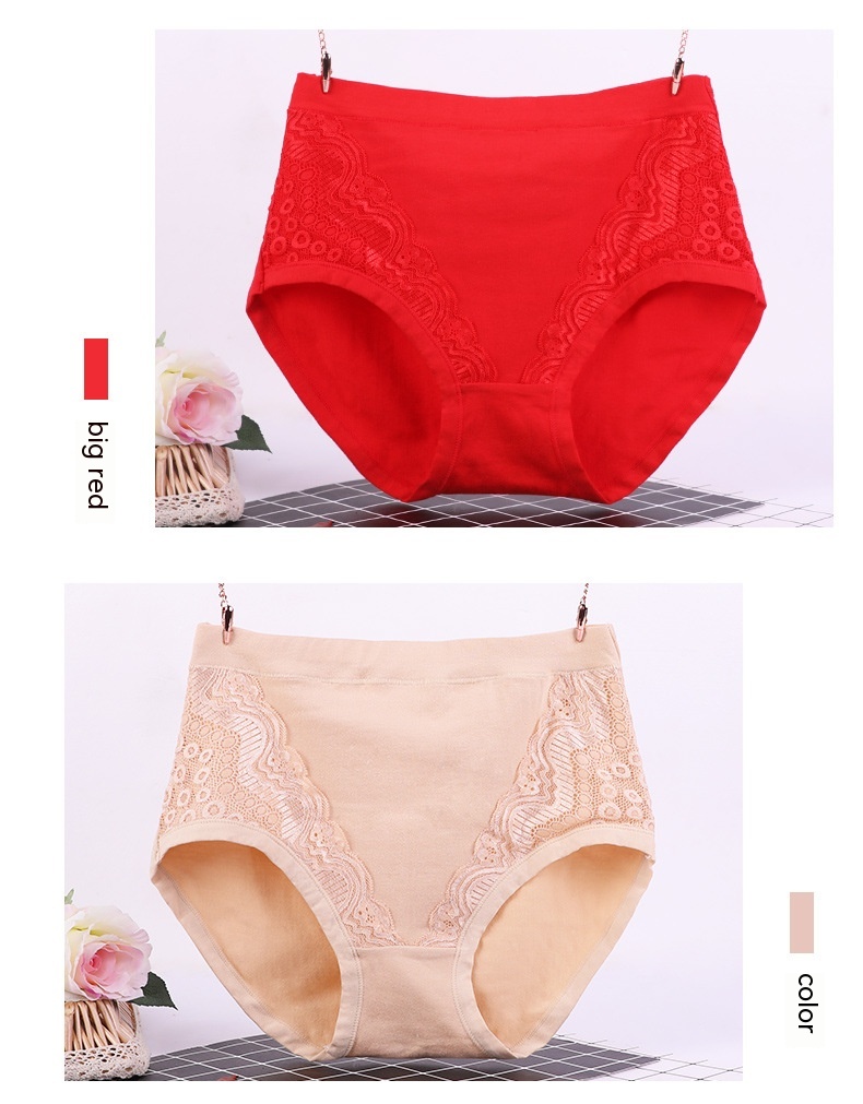 Title 8, Underwear High Waist Cotton Crotch Plus-sized P...