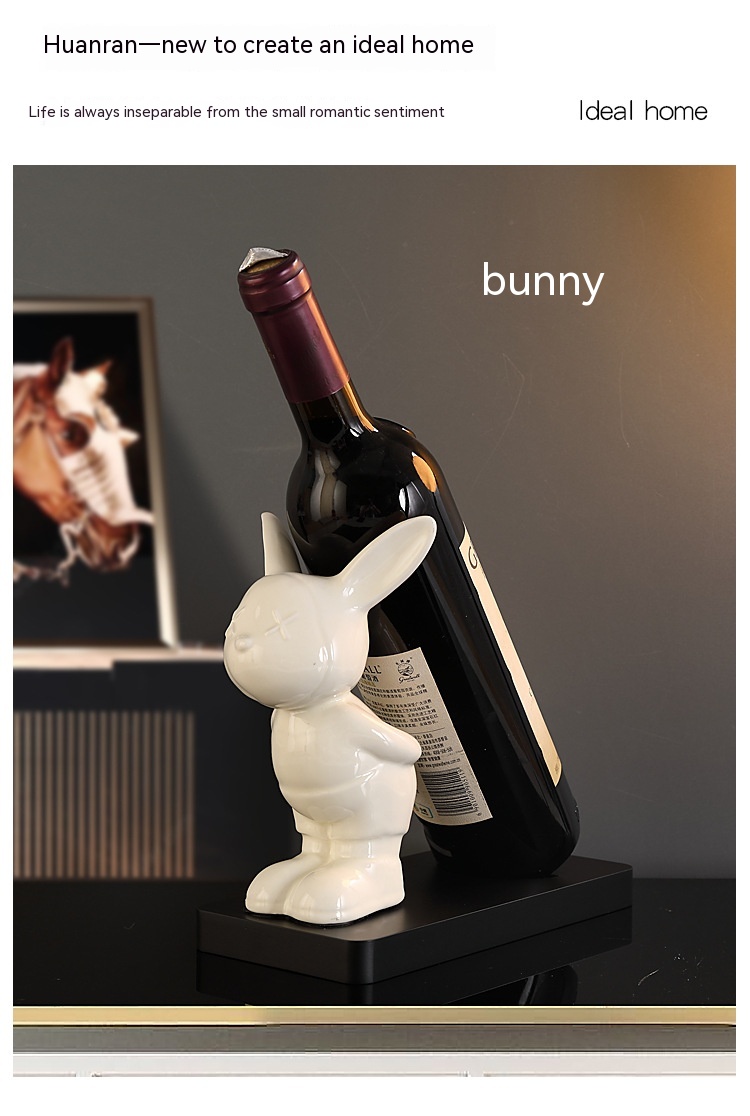 Wine Rack Decoration French Bulldog Creative And Slightly Luxury Decorations — foto 17
