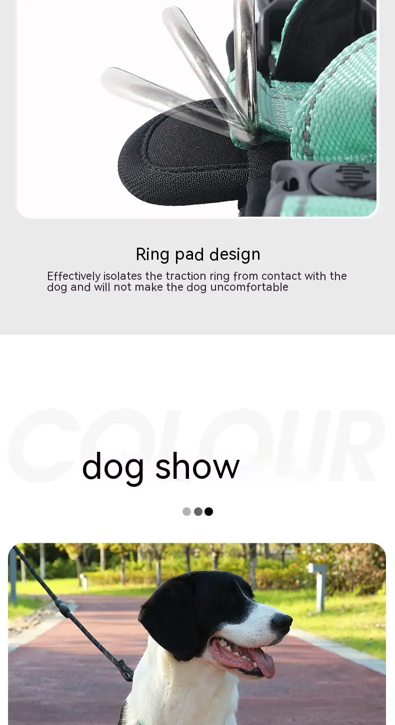 Dog Hand Holding Rope Chest Strap Reflective Vest Explosion-proof Medium Large Dog Pet Traction Dog Leash