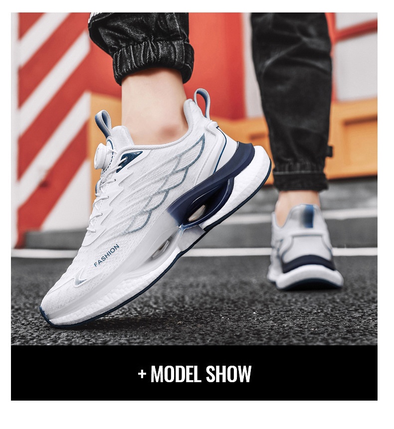 Flying Woven Air Cushion Turn Buckle Running Shoes - Image 10