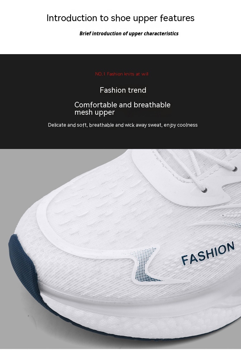 Flying Woven Air Cushion Turn Buckle Running Shoes - Image 5