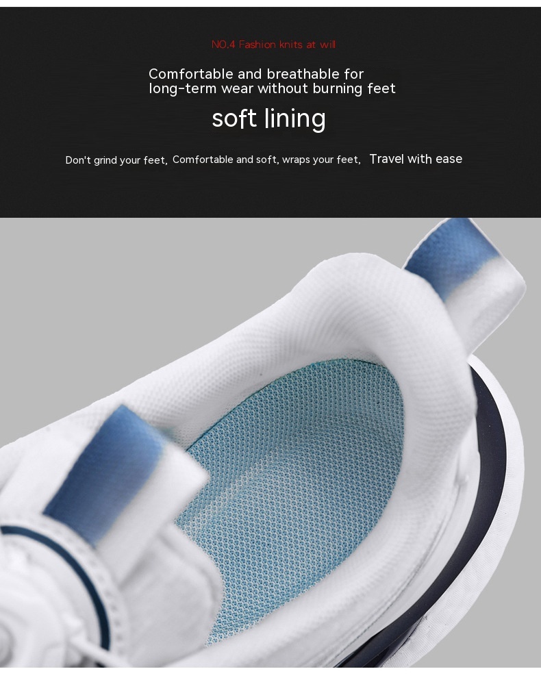 Flying Woven Air Cushion Turn Buckle Running Shoes - Image 3