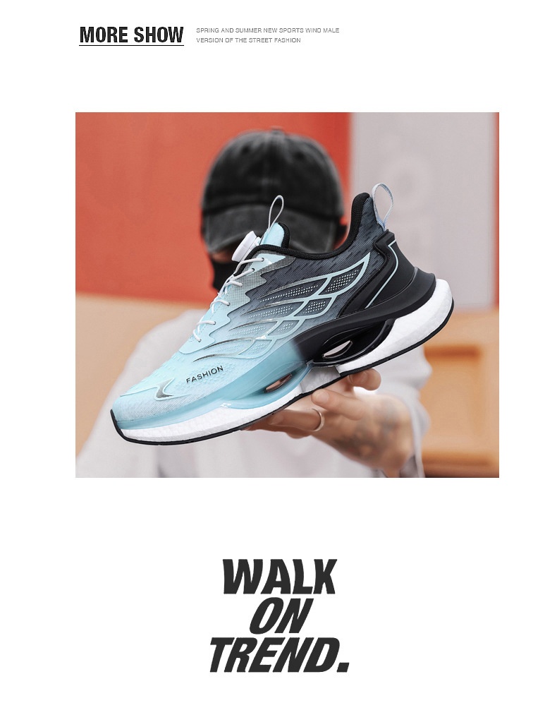 Flying Woven Air Cushion Turn Buckle Running Shoes - Image 21