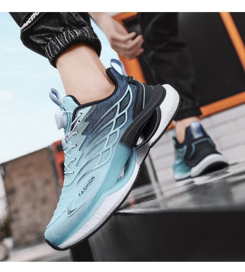 Flying Woven Air Cushion Turn Buckle Running Shoes - Image 19