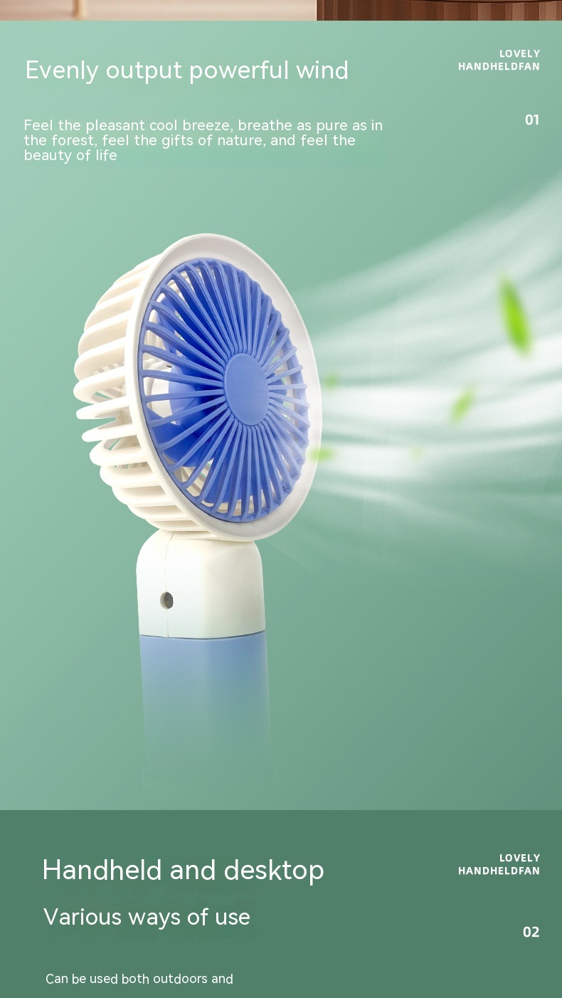 Student Portable Handheld Mini Little Fan - Image 4