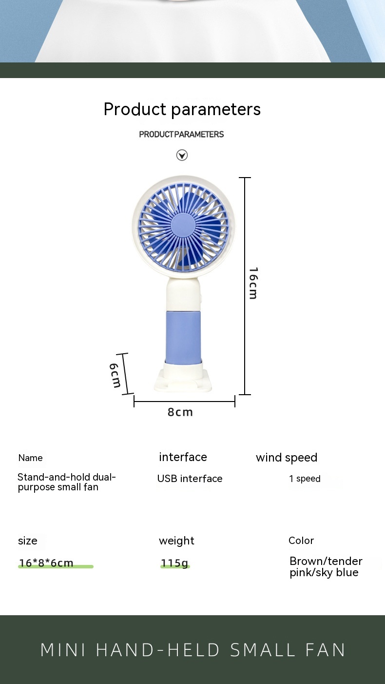Student Portable Handheld Mini Little Fan - Image 11