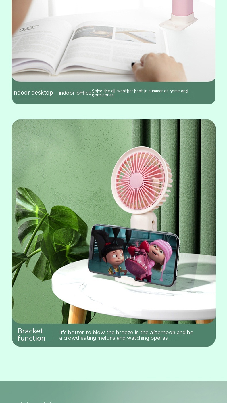 Student Portable Handheld Mini Little Fan - Image 2