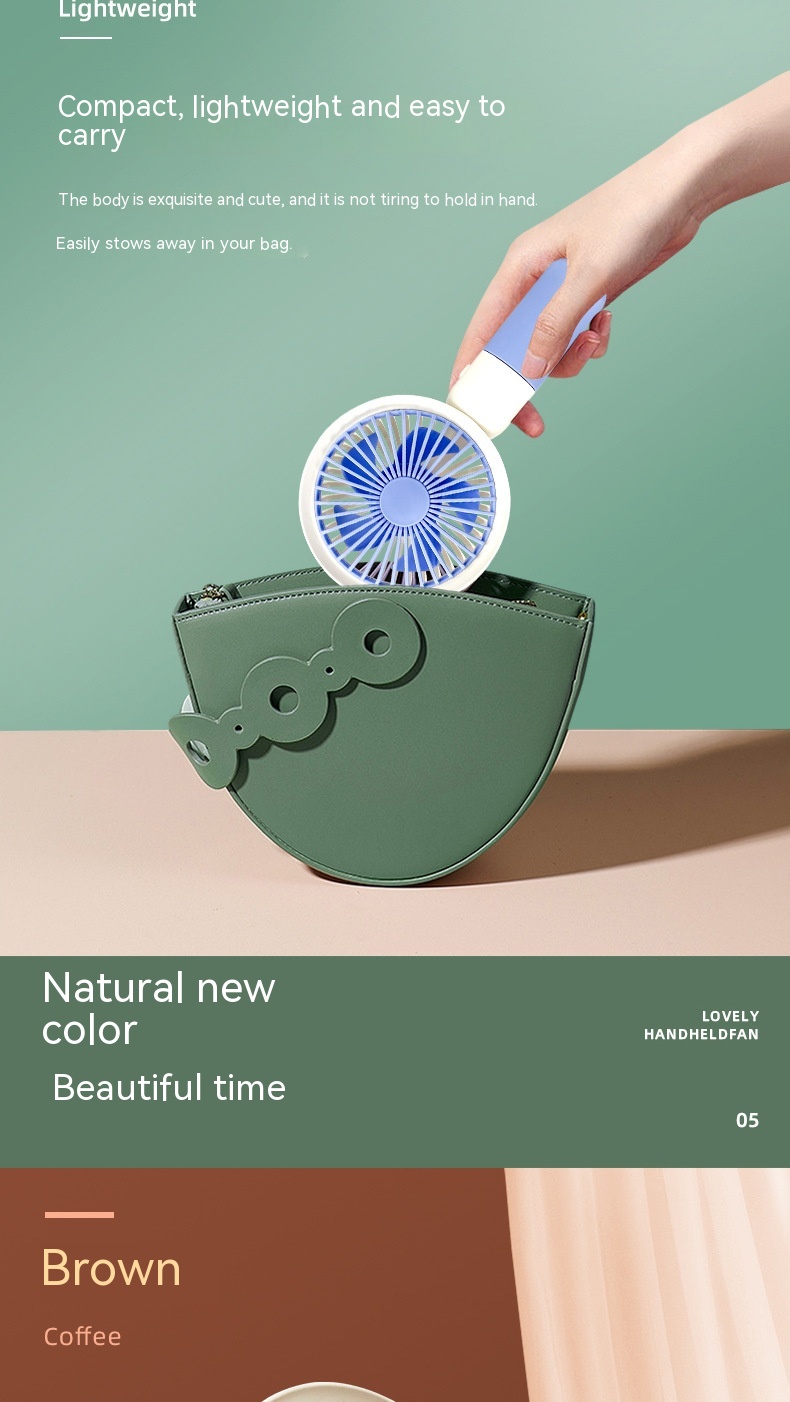 Student Portable Handheld Mini Little Fan - Image 14