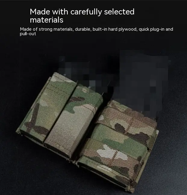 9MM 556 Parallel MOLLE Accessory Kit CS Tactical Multifunction Storage Bag