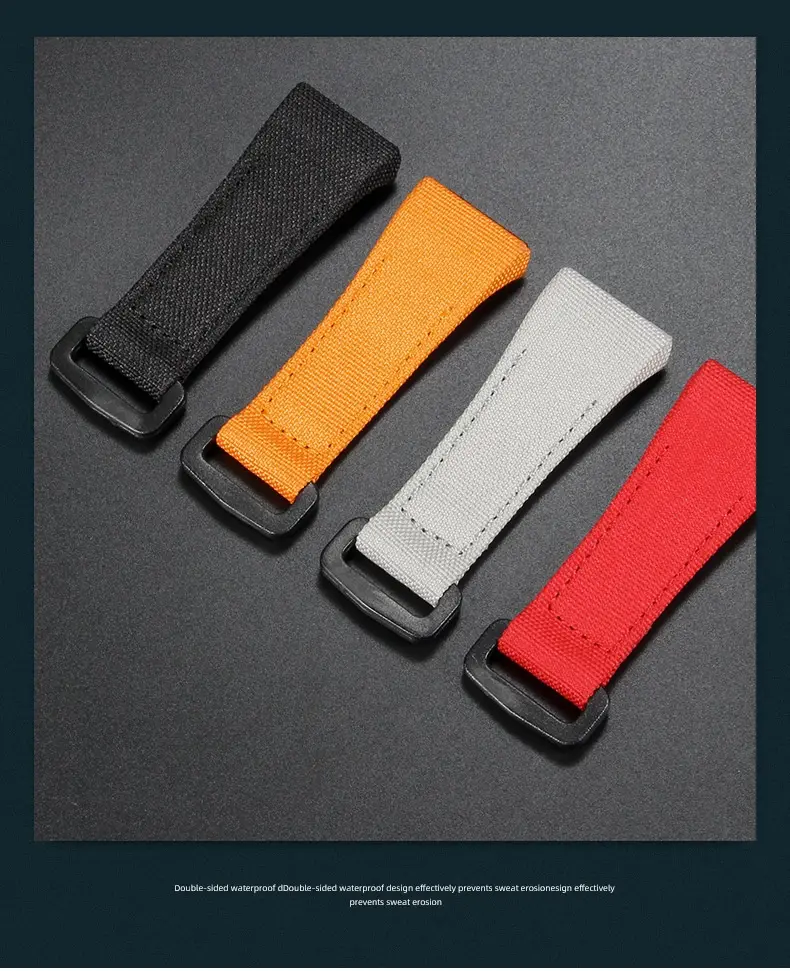 Mini Matt Dragon Canvas Waterproof Men's Strap 25mm With Screws