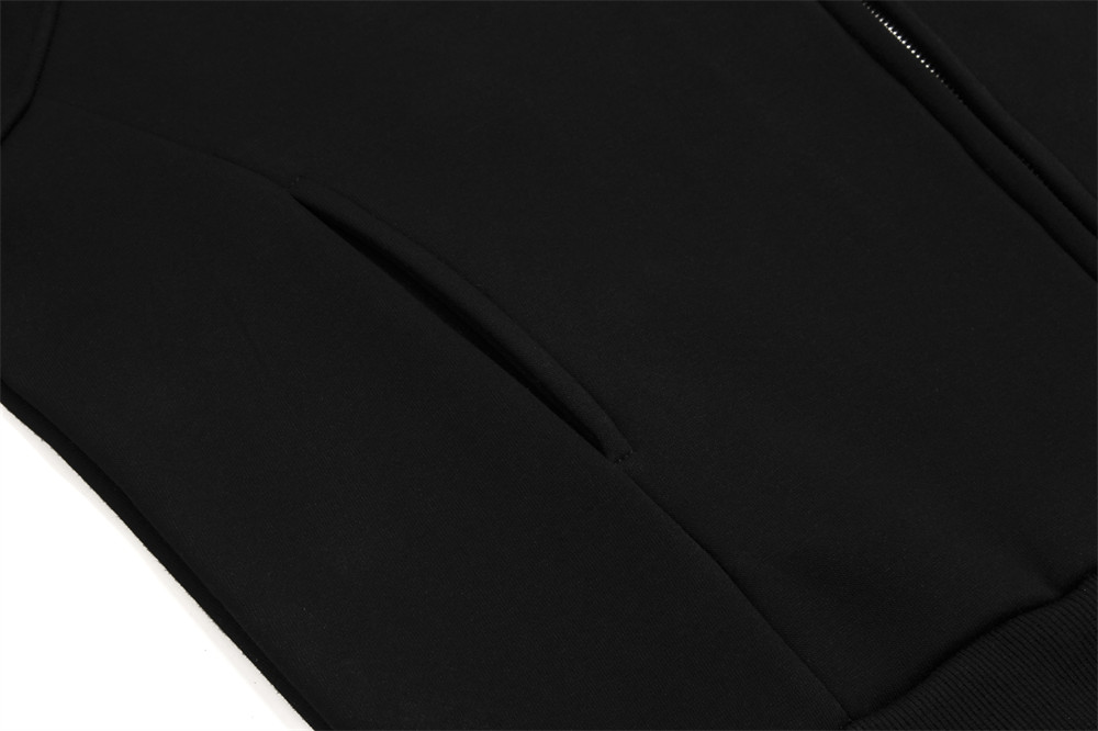 Fleece Cardigan Sweater Men's Solid Color Patchwork Turtleneck Hooded Two-way Zipper Jacket