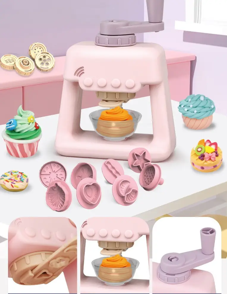 Children's Colorful Mud Toys Suit Creative Handmade Colored Flour Colored Clay Mold Plasticene