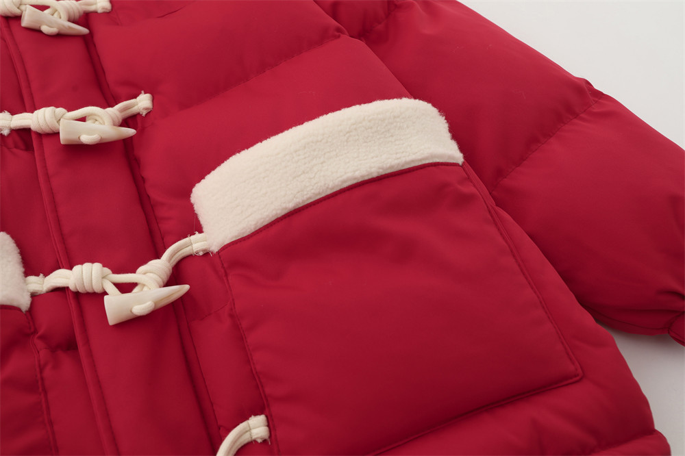 Winter Cotton Dress Men's High Street Contrast Color