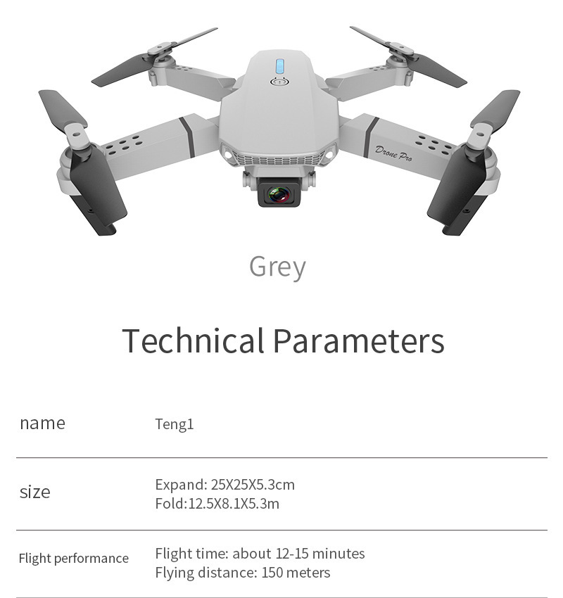 Title 14, E88 drone voor luchtfotografie, high-definition...