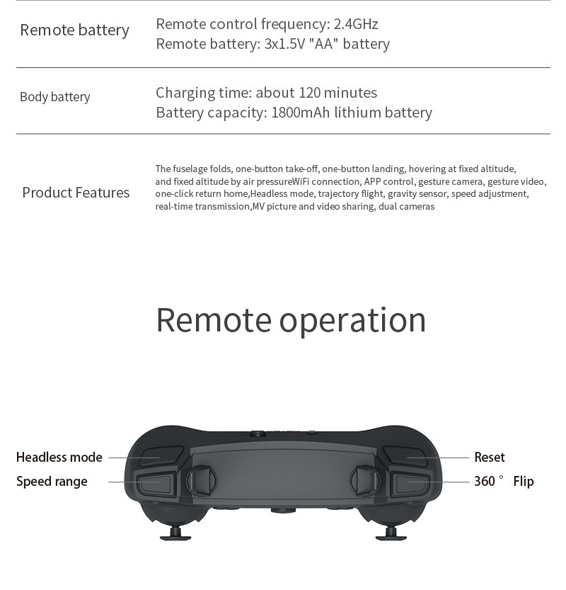 Title 15, E88 drone voor luchtfotografie, high-definition...