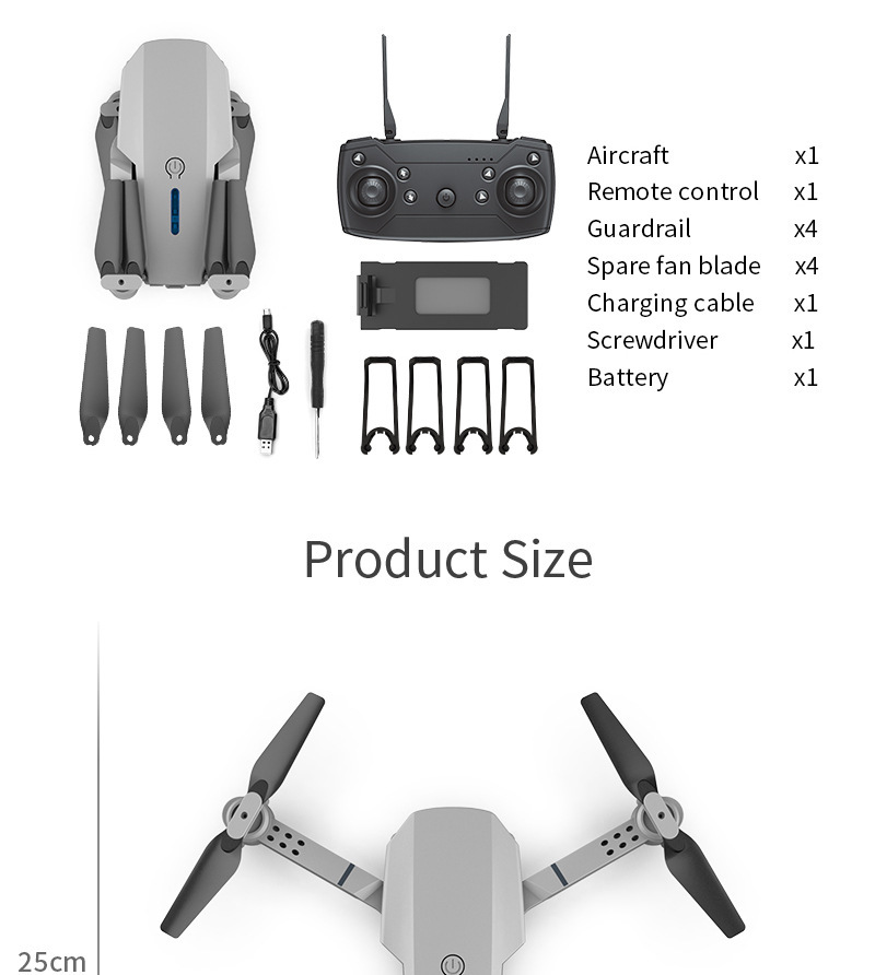 Title 17, E88 drone voor luchtfotografie, high-definition...