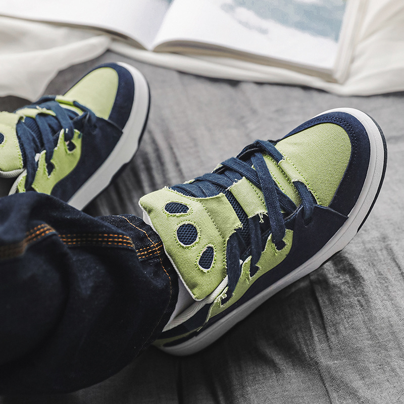 Canvas Low-Top Skate Sneakers