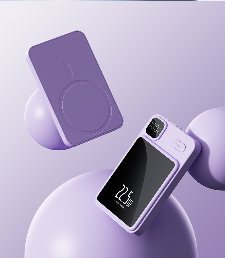 Magnetic Power Bank 20000 MA Large Capacity Fast Charging Mobile Power Gift 14