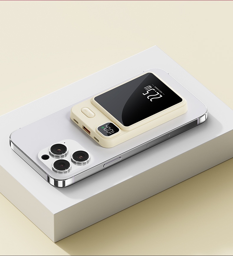 Magnetic Power Bank 20000 MA Large Capacity Fast Charging Mobile Power Gift 16