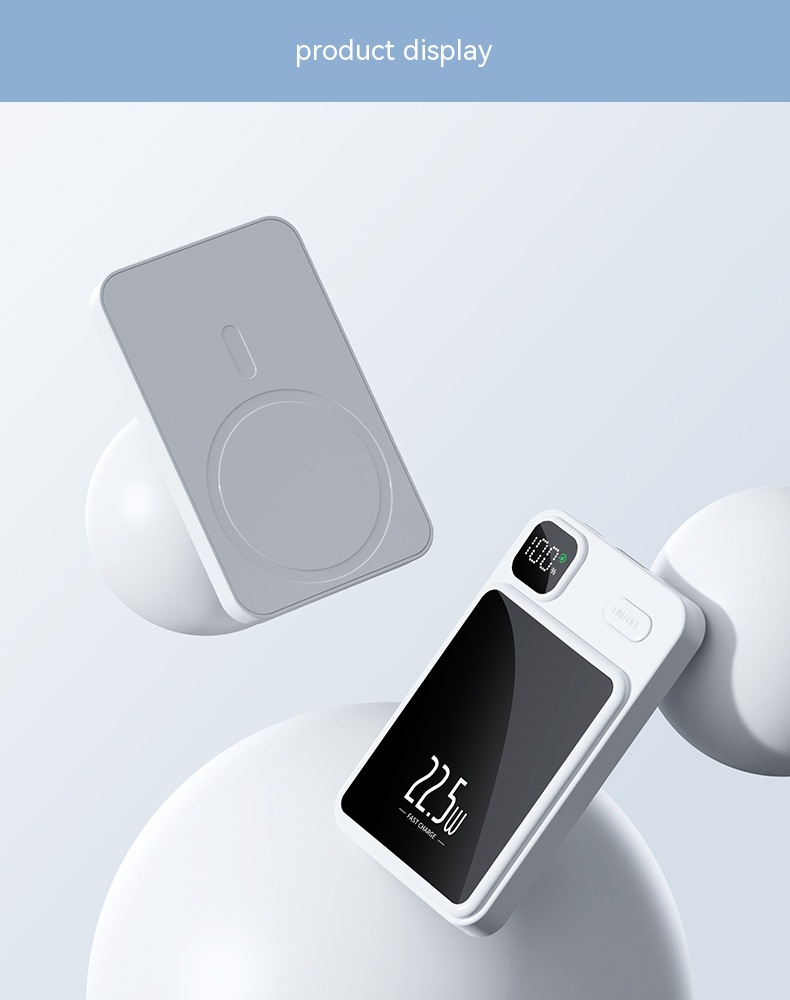 Magnetic Power Bank 20000 MA Large Capacity Fast Charging Mobile Power Gift 22