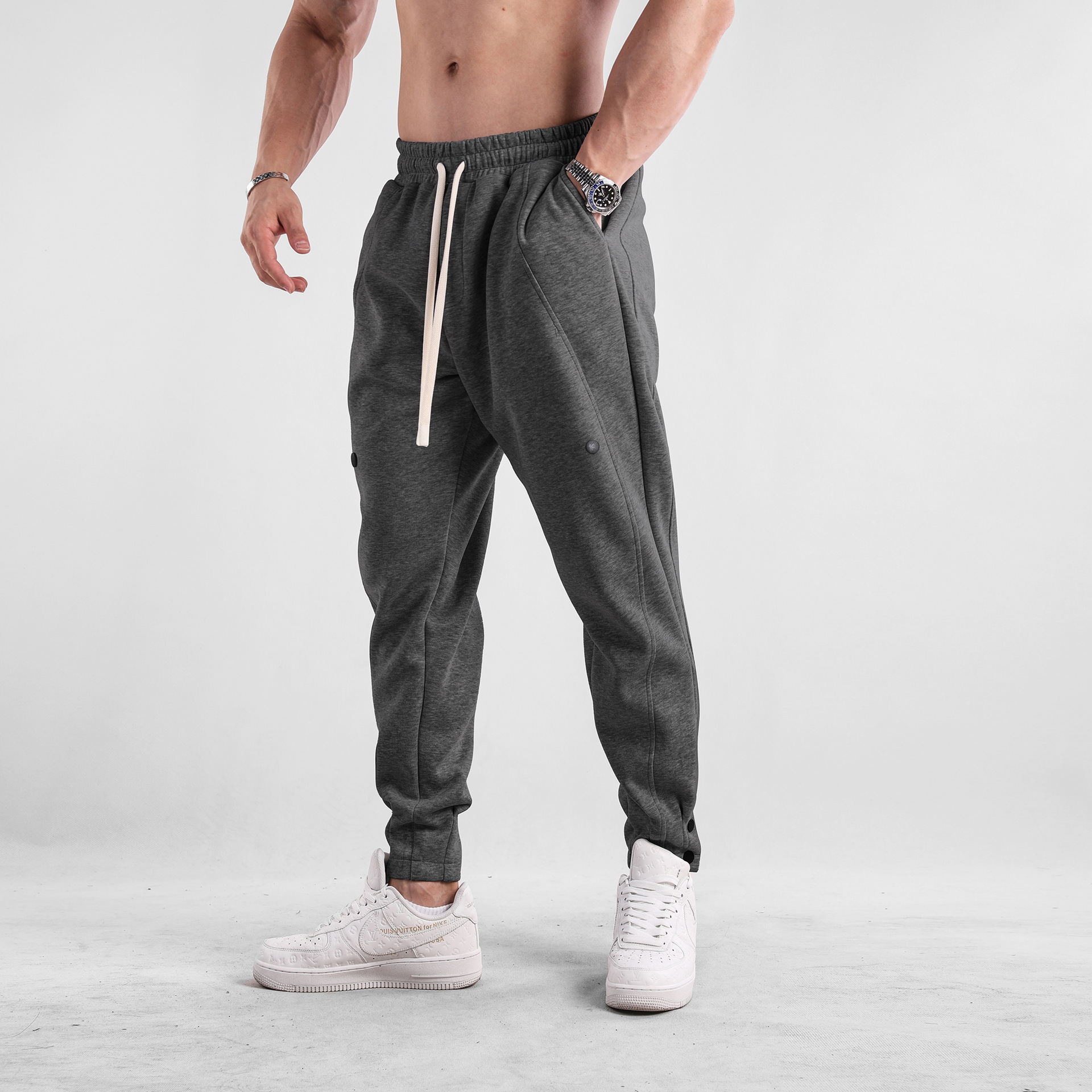 Title 11, Pantalones Sueltos de Hombre para Otoño Deporte...